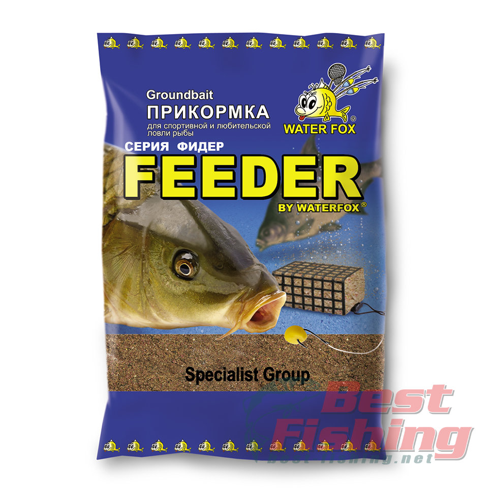 Прикормка рыболовная WaterFox FEEDER Тарань-Плотва купить оптом наBestFishing™ - рыболовные товары оптом